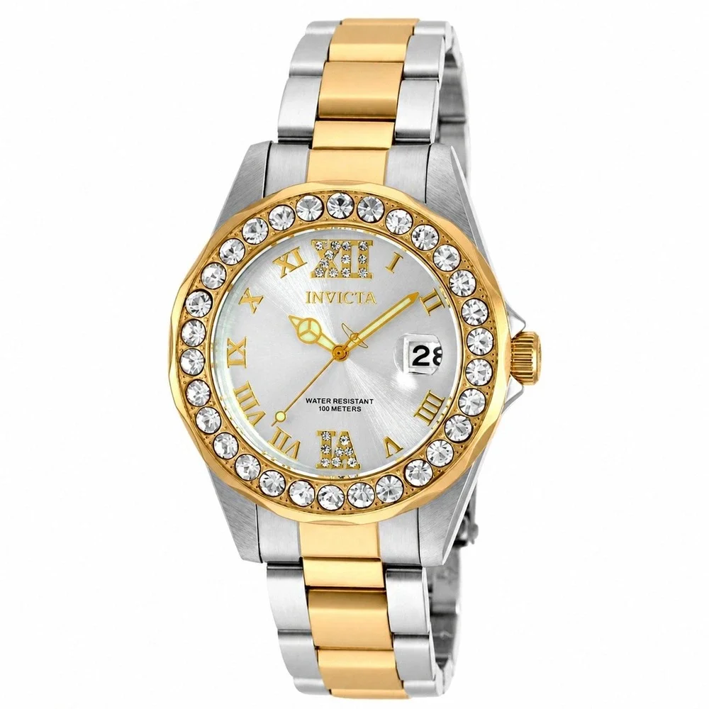 New Invicta Pro Diver Velamark Women's Watch - 38mm, Steel, Gold (20215)